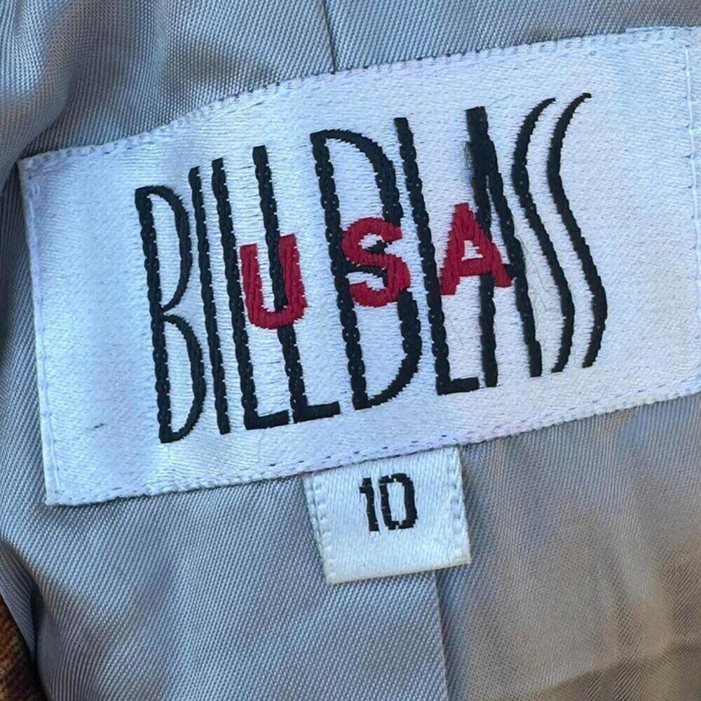 BILL BLASS – Rare Vintage 90s Leopard Animal Print Blazer - Size 10 - Like New - Picture 7 of 8